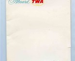 TWA Welcome Aboard Packet with 4 Booklets 1964  - £31.14 GBP