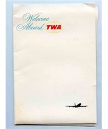 TWA Welcome Aboard Packet with 4 Booklets 1964  - £31.14 GBP