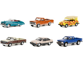 "Vintage Ad Cars" Set of 6 pieces Series 8 1/64 Diecast Model Cars by Greenlight - $72.81