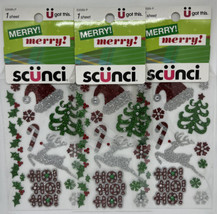 Scunci U Got This Christmas Stickers 3 Packs of 1 Sheet 53589-P - $92.26 MXN