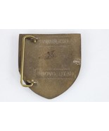 Vintage 70s Skyr Skiing Spell Out Dynabuckle Provo Utah Brass Belt Buckl... - $39.55