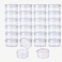 ClearFlip Bead &amp; Tiny Item Organizer - 30 Pack Round Containers for Pill... - $41.53