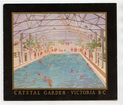 Canadian Pacific Trans Canada Limited Menu 1926 Crystal Garden Victoria B C - £115.25 GBP