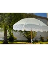 UMBRELLA WITH FRINGES FOR PUSH CARTS AND OTHERS WHITE, BLACK OR PEACH/WHITE - $587.07