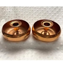 Vintage Coppercraft Guild Round Taper Candle Stick Holders (Set of 2)(1970s) - £18.68 GBP