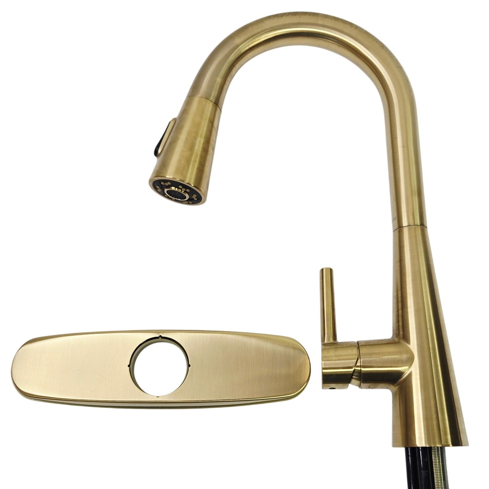 Pfister F-529-7BARBG Barulli Kitchen Faucet w/Soap Dispenser - Brushed G... - $58.90