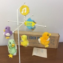 Eden Mobile Musical Plush Ducks Clean Working Complete Original Box Inst... - $29.69