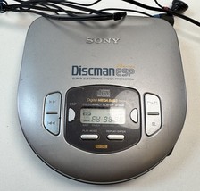 VTG Sony D-265 CD Disc Man Walkman Portable CD Player-W Earbuds 1997 Jap... - £34.51 GBP