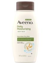 Aveeno Daily Moisturizing Oat Body Wash For Dry Skin 18.0fl oz - £31.51 GBP