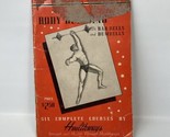 Vintage Healthways Body Building With Barbells And Dumbells Booklet Pape... - $12.20