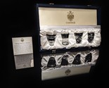 Faberge Black Crystal Shot Glasses Set of 2 NIB pick the two you want no... - £235.51 GBP