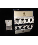 Faberge Black Crystal Shot Glasses Set of 2 NIB pick the two you want no... - £235.81 GBP