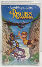 Walt Disney Rare VHS Black Diamond tape The Rescuers Down Under Clam Case - £27.56 GBP