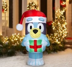 Bluey Airblown Inflatable 5FT Christmas Bluey with Present  - £41.09 GBP
