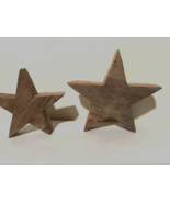 Wooden Star Sitters with distressed finish - $51.97 CAD