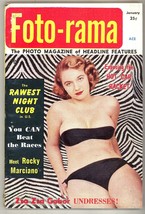 Foto Rama magazine Jan 1953 vintage photo men&#39;s news girlie - $14.00