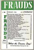 Frauds magazine Feb 1953 vintage gossip news - $14.00