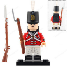 New British Royal Fusilier Redcoat The Napoleonic Wars Minifigures Building Toys - £11.29 GBP