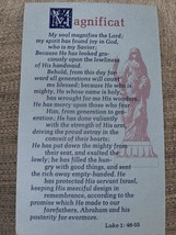 Magnificat Luke 1:46-55 Marianist Mission Dayton OH - £9.46 GBP