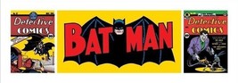 Batman Art Poster ~ Detective Triptych 13x37 Dc Comic Book Bob Kane - £9.06 GBP