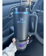 Stanley H2.0 Quencher Black Tumbler 40 oz | FlowState Lid w Straw  - $39.96 CAD