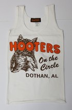 HOOTERS DOTHAN, AL WHITE LYCRA WAITRESS GIRLS (XXS) XX-SMALL UNIFORM TAN... - $24.99