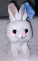 Russ Petooties Izzy the White Bunny Mini Plush 5.5&quot; Wintry Friends NWT - £7.81 GBP