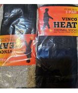 New Men&#39;S Heavy Duty Thermal Boot Socks 3 Pk size 10-15 Colors Black,Red... - $18.10 CAD
