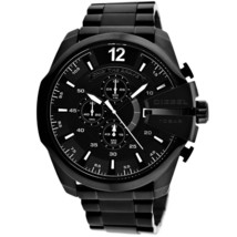 Diesel Men&#39;s Mega Chief Black Dial Watch - DZ4283 - £144.04 GBP