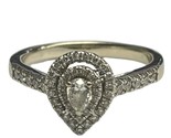 Diamond Women&#39;s Cluster ring 14kt White Gold 397581 - $499.00