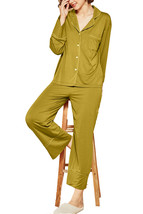 RH Ladies Pyjama Notch Collar Pj&#39;s Womens Set Short Sleeve Night Sleep R... - $25.99