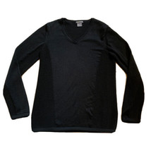 Exofficio Women’s Black Long Sleeve Knit Sweater Small 4-6 Polyester Blend - £14.97 GBP