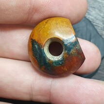 Antique Jasper SEAL BEAD King Intaglio Stamp Very rare Pendent - $1,398.90 MXN