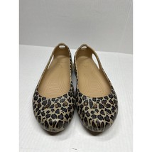 Crocs Kadee Womens Cheetah Leopard Animal Print Ballet Shoes Comfort Cas... - $613.68 MXN