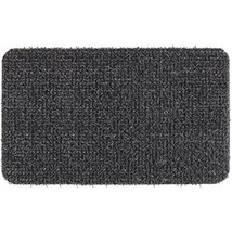 GrassWorx Gray Polyethylene Nonslip Door Mat 30 in. L x 18 in. W - $30.16