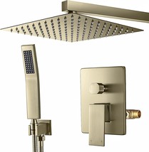 The Complete Set Of Couradric Shower Faucets Includes A Wall-Mounted 10-Inch - £152.53 GBP