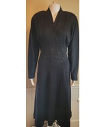 FUSION HEAVY WOOL/KNIT DRESS, SZ MED - $44.55