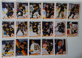1990-91 Upper Deck UD Vancouver Canucks Team Set of 17 Hockey Cards - £1.57 GBP