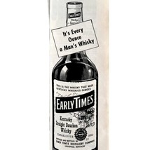 Early Times Kentucky Bourbon Whiskey 1952 Advertisement Distillery Liquo... - $19.99