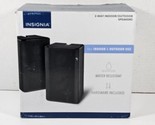 Insignia 2-Way Indoor/Outdoor Speakers (Pair) WATER RESISTANT - USED - $27.72
