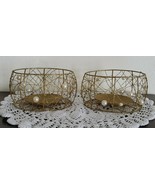 Gold Filagree & Pearl ~ Tea Light/Votive Candleholders ~ 4.25" x 3" x 2.... - $556.39 MXN Gold Filagree & Pearl ~ Tea Light/Votive Candleholders ~ 4.25" x 3" x 2.... - $556.39 MXN