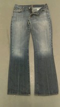 7 For All Mankind Jeans Flare Leg Zipper Fly Women&#39;s SZ 28X31 EUC - $28.04