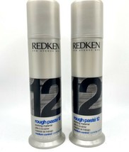 Redken Rough Paste 12 Working Material 2.5 Oz GRAY/SILVER CONTAINER- Lot Of 2 - £61.44 GBP