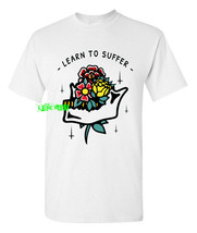 LEARN TO SUFFER T SHIRT traditional tattoo flash art vintage retro cool ... - £11.76 GBP+