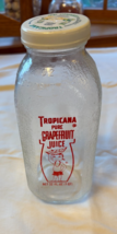 Vintage TROPICANA PURE Grapefruit JUICE CLEAR GLASS Bottle 070262-32oz/1... - €4,24 EUR Vintage TROPICANA PURE Grapefruit JUICE CLEAR GLASS Bottle 070262-32oz/1... - €4,24 EUR