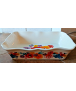 Pioneer Woman Flea Market 2.3 qt Baking Dish - Floral Stoneware 12 x 8 x 3 - £13.81 GBP