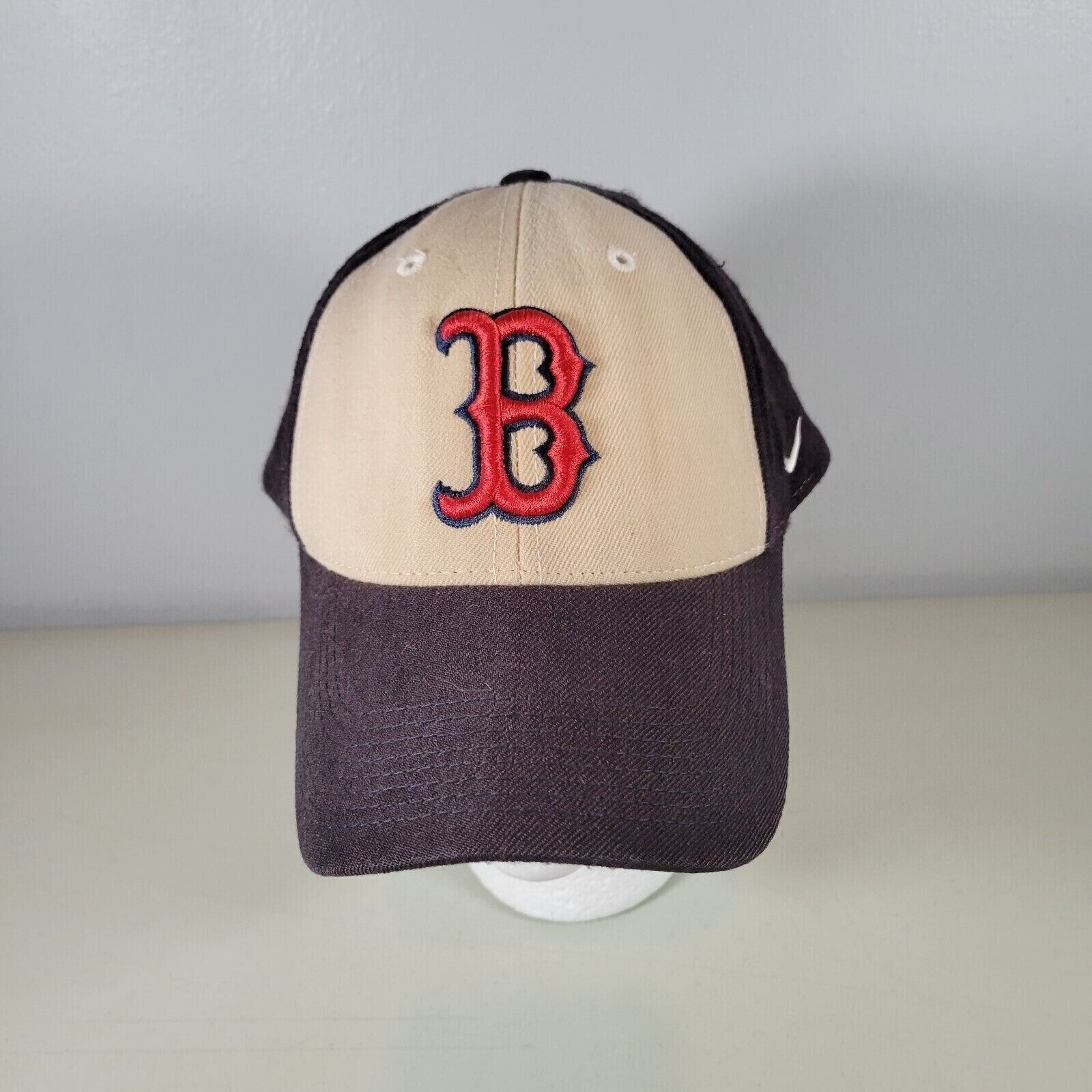 Boston Red Sox Nike Hat Cap Vintage Strapback Blue Red Embroidered MLB Baseball - $17.98