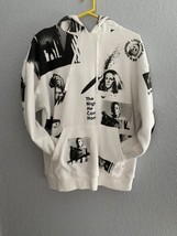 John Carpenters Halloween Hoodie Sweatshirt Size M White Long Sleeve Mike Myers - £31.45 GBP