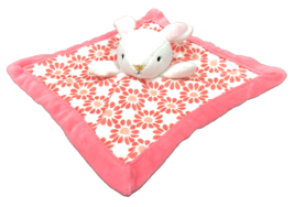 LEVTEX Baby Bunny Rabbit Plush White Pink Lovey Baby Security Blanket Go... - £8.83 GBP