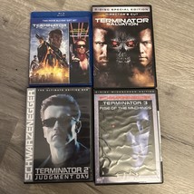 Terminator DVD/Blu-ray Lot 5 Movies 1, 2, 3, Salvation , Genisys, Schwarzenegger - £10.29 GBP
